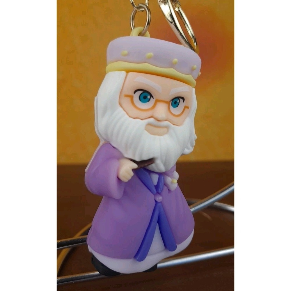 Harry Potter‎ Dumbledore Purple Keychain Backpack Clip PVC